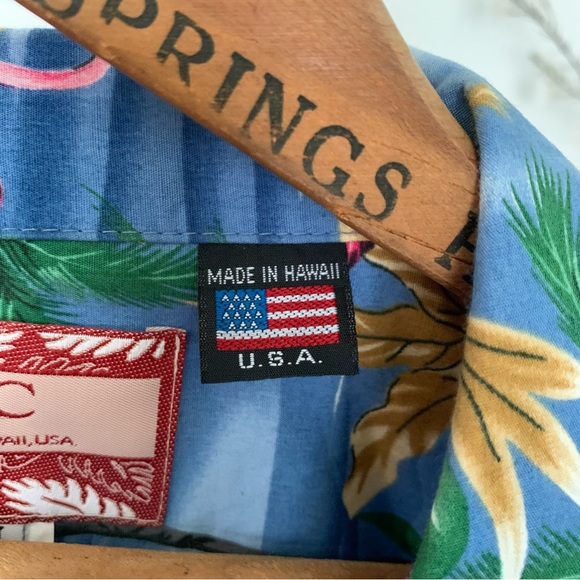 RJC Hawaiian Shirt Pink Flamingo Orchid Short-Sleeve Button-Down, Size 2XL - Picture 6 of 16